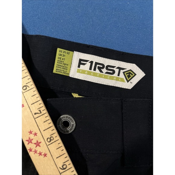 First Tactical Pants Mens 32x32 Dark Navy Blue Cargo / Utility / Work - New - Picture 1 of 13